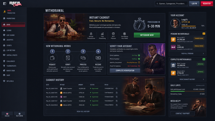 mafia casino Gameplay