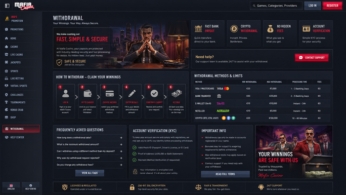 mafia casino Gameplay